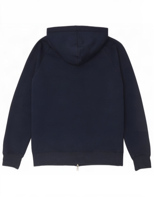 Adidas Mens Zip Hoodie Sweater Medium Navy Blue Cotton