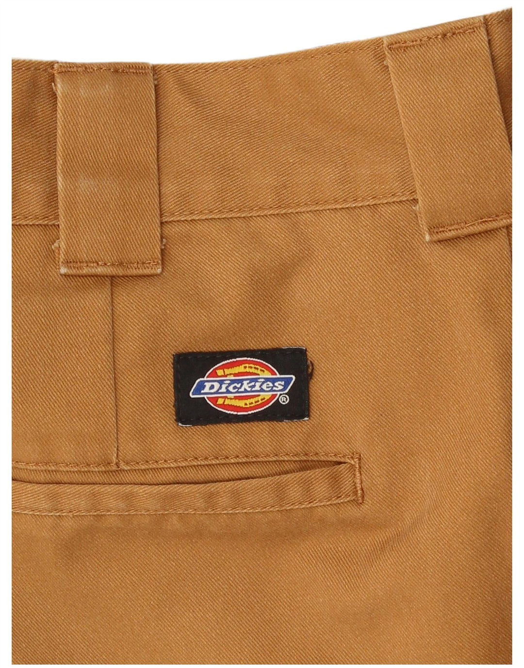 Dickies Mens Slim Fit Chino Trousers W32 L32 Brown Polyester