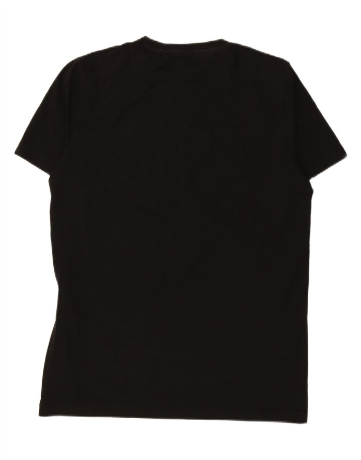 PUMA Mens BMW Motorsport Graphic T-Shirt Top Large Black Striped Cotton