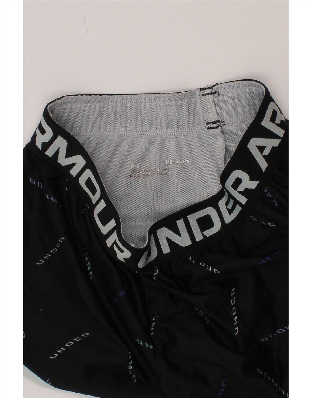 Under Armour Girls Graphic Sport Shorts 9-10 Years Medium Black