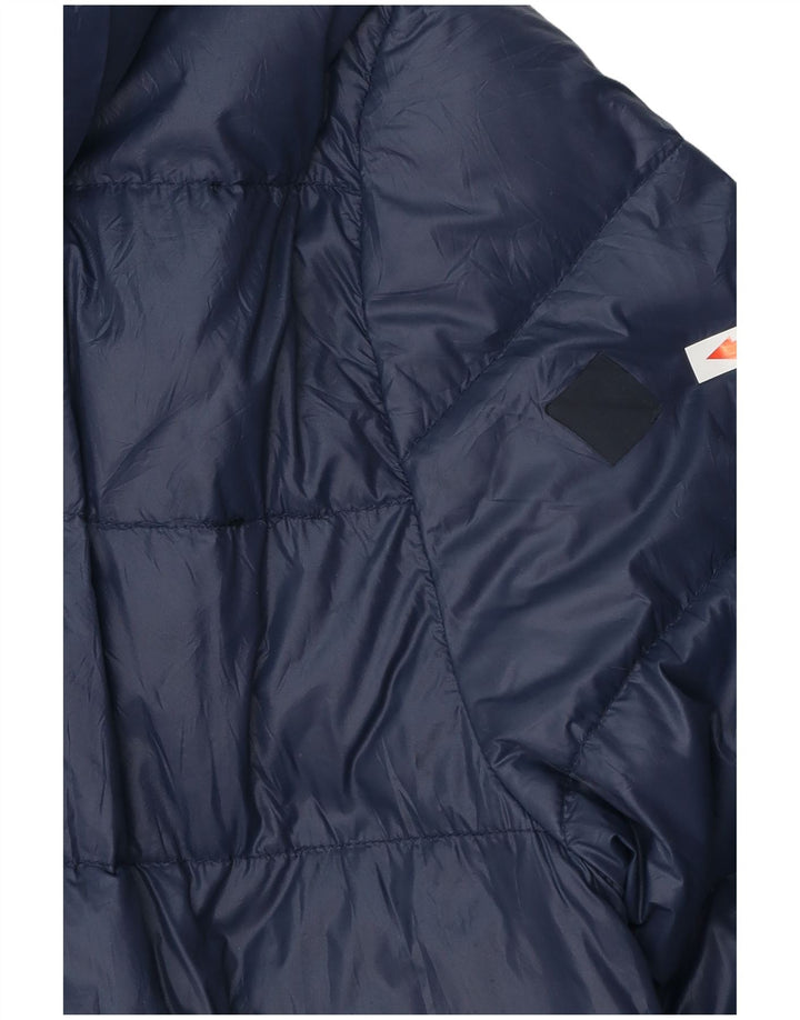 NORTH SAILS Mens Hooded Padded Jacket UK 42 XL Navy Blue Polyamide