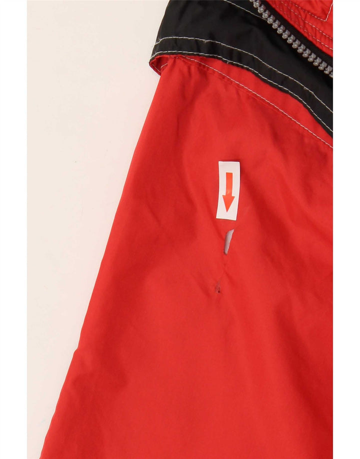 Astrolabio Mens Windbreaker Jacket UK 16 Large Red Colourblock Polyamide