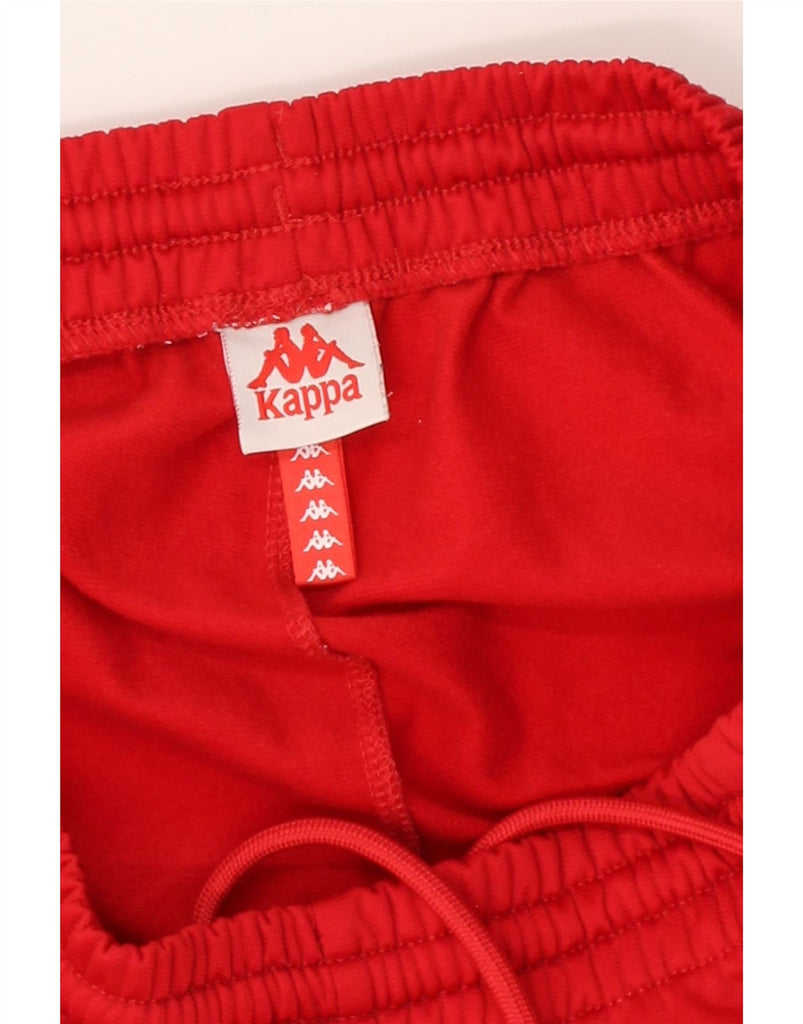 KAPPA Boys Tracksuit Trousers Joggers 15-16 Years XL Red Colourblock Vintage Kappa and Second-Hand Kappa from Messina Hembry 