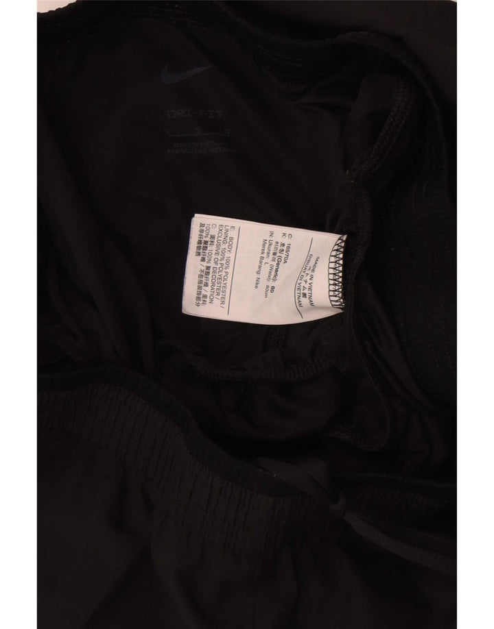 Nike Womens Dri Fit Sport Shorts UK 16 Large Black Polyester