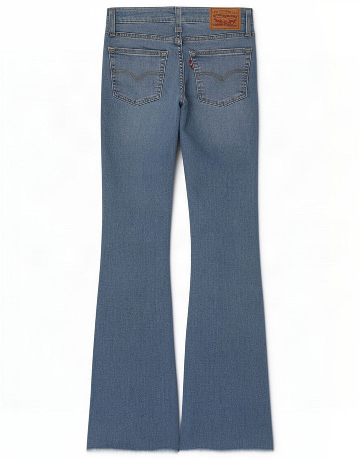 Levi's Womens 726 Flared Jeans W25 L32 Blue Cotton