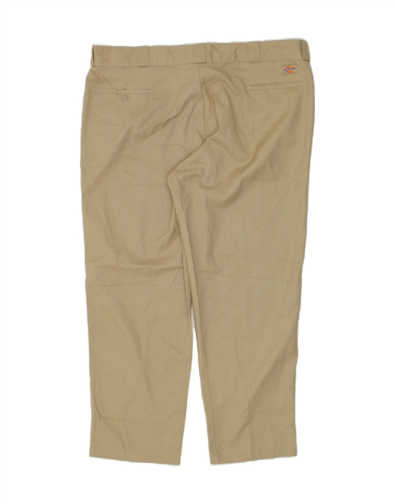 DICKIES Mens 874 Original Fit Straight Casual Trousers W44 L29 Beige | Vintage Dickies | Thrift | Second-Hand Dickies | Used Clothing | Messina Hembry 