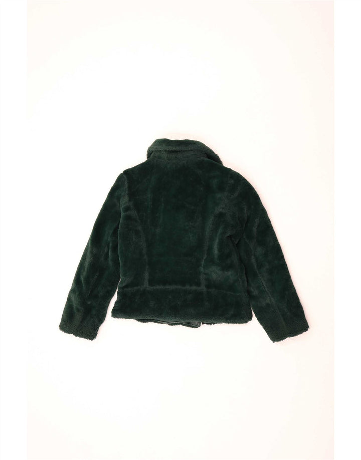 Guess Womens Reversible Padded Jacket UK 10 Small Green Polyurethane