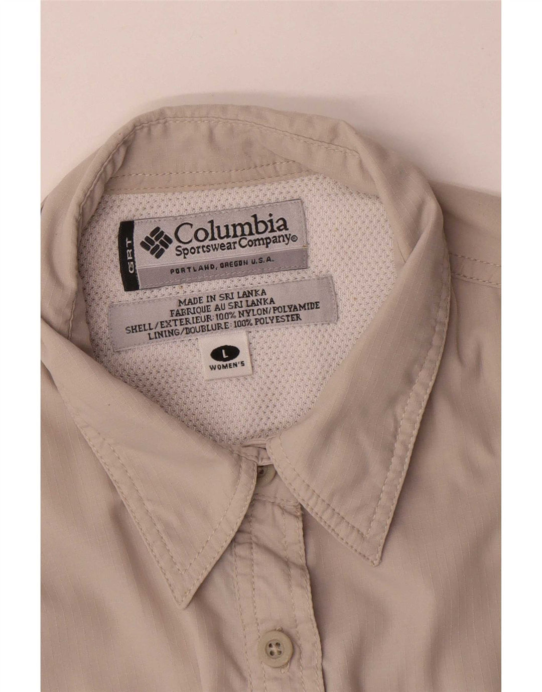 Columbia Womens Sleeveless Shirt UK 16 Large Beige