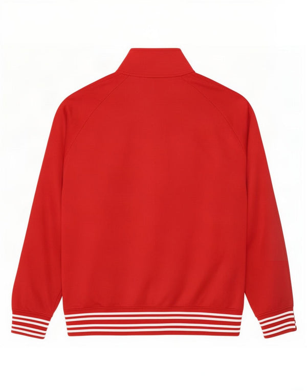 Nike Mens Tracksuit Top Jacket Large Red Polyester