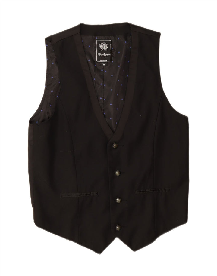 Celio Mens Waistcoat Medium Black Polyester
