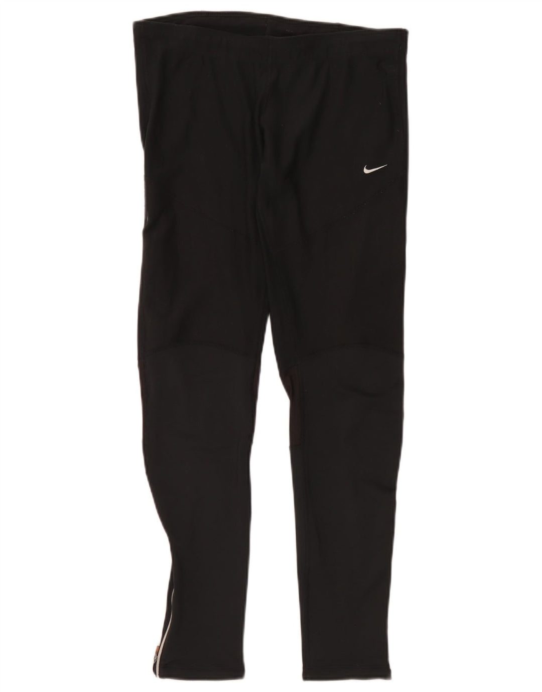 Nike Womens Dri Fit Leggings UK 14 Medium  Black Polyester