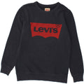 LEVI'S Boys Graphic Sweatshirt Jumper 15-16 Years Navy Blue Cotton Vintage Levi's and Second-Hand Levi's from Messina Hembry 