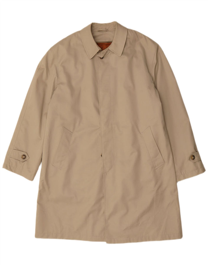 Hamilton Mens Overcoat UK 40 Large Beige