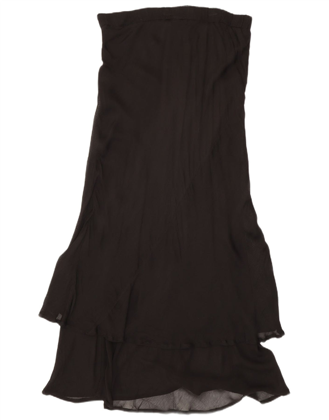 Pinko Womens Maxi Tiered Skirt W34 Large Black