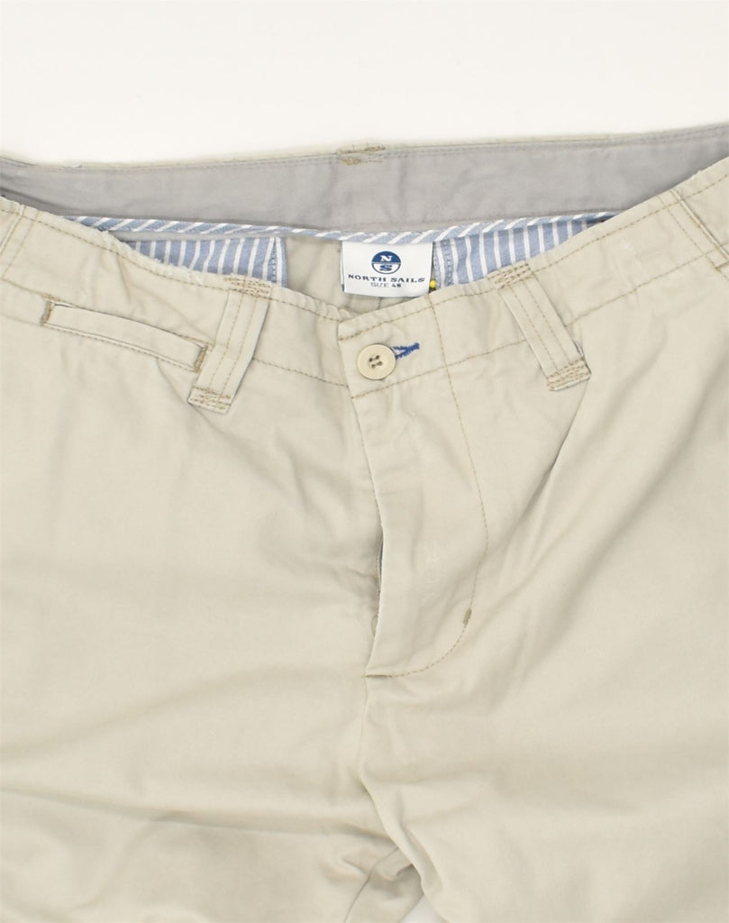 NORTH SAILS Mens Straight Chino Trousers IT 46 Small W34 L31  Grey Cotton | Vintage North Sails | Thrift | Second-Hand North Sails | Used Clothing | Messina Hembry 