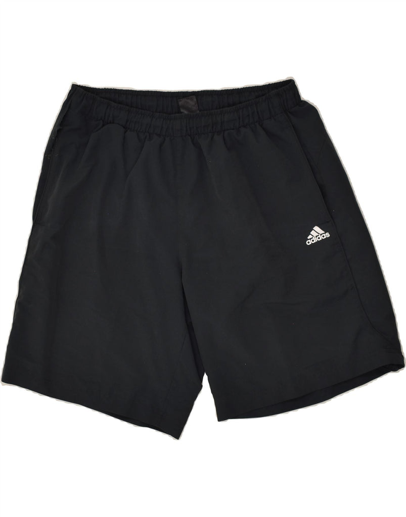 ADIDAS Mens Sport Shorts XL Navy Blue Polyester | Vintage Adidas | Thrift | Second-Hand Adidas | Used Clothing | Messina Hembry 