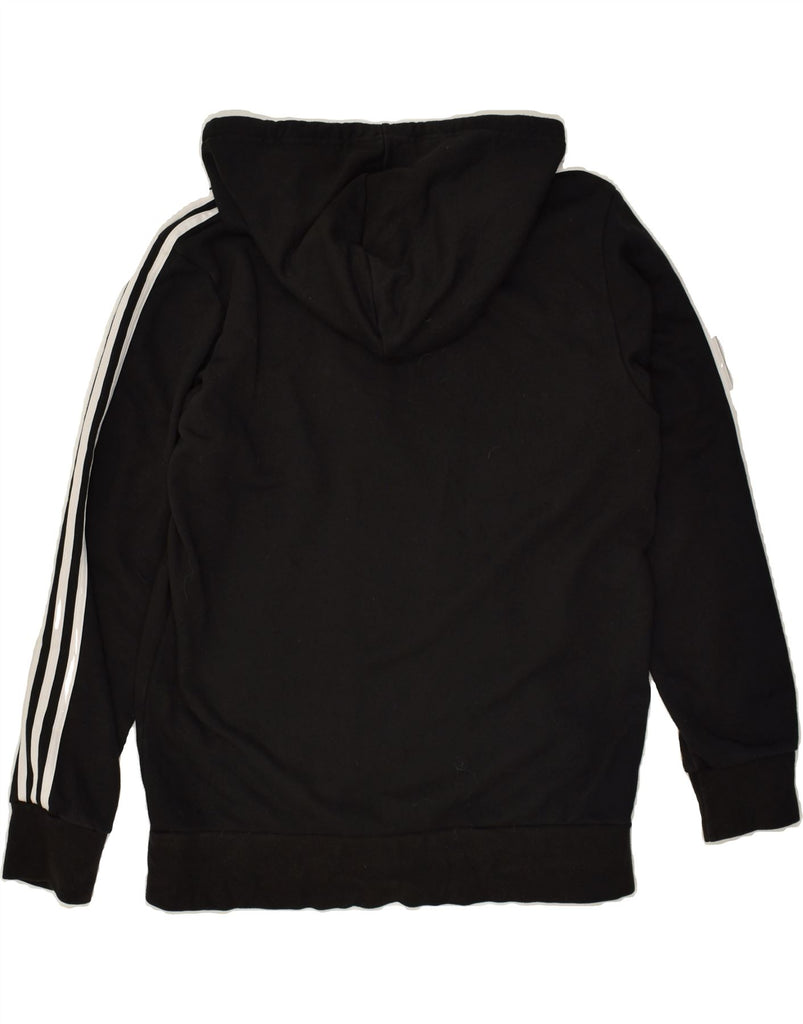 ADIDAS Mens Zip Hoodie Sweater Medium Black Vintage Adidas and Second-Hand Adidas from Messina Hembry 