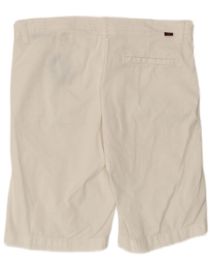 Kappa Womens Chino Shorts EU 40 Medium W32  White Cotton