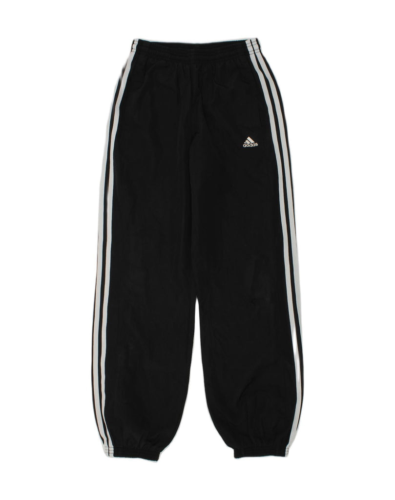 ADIDAS Boys Tracksuit Trousers Joggers 11-12 Years Black Polyester | Vintage Adidas | Thrift | Second-Hand Adidas | Used Clothing | Messina Hembry 