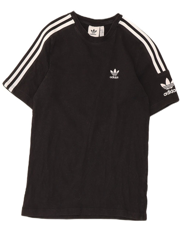 Adidas Mens Graphic T-Shirt Top XS Black
