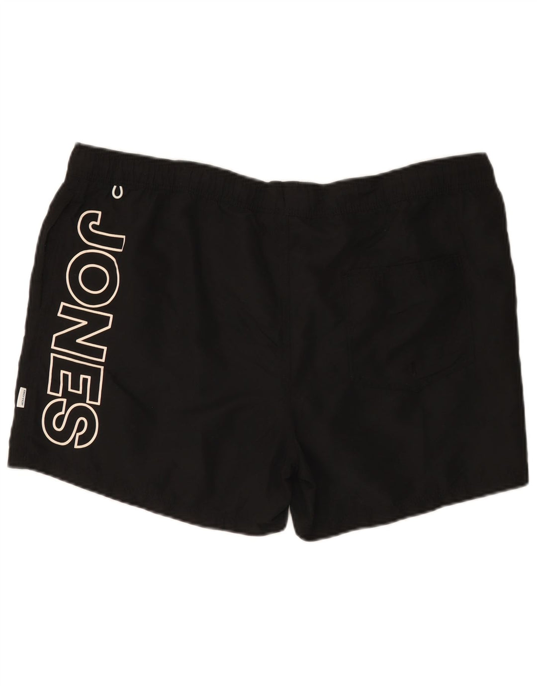Jack & Jones Mens Graphic Swimming Shorts 2XL Black Polyester