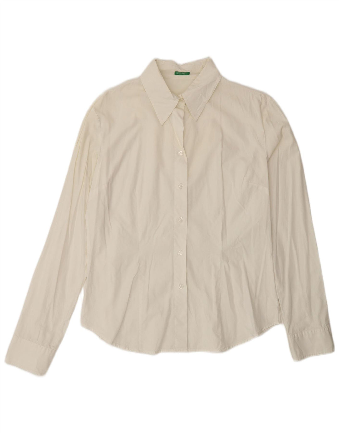 Benetton Womens Shirt UK 16 Large White