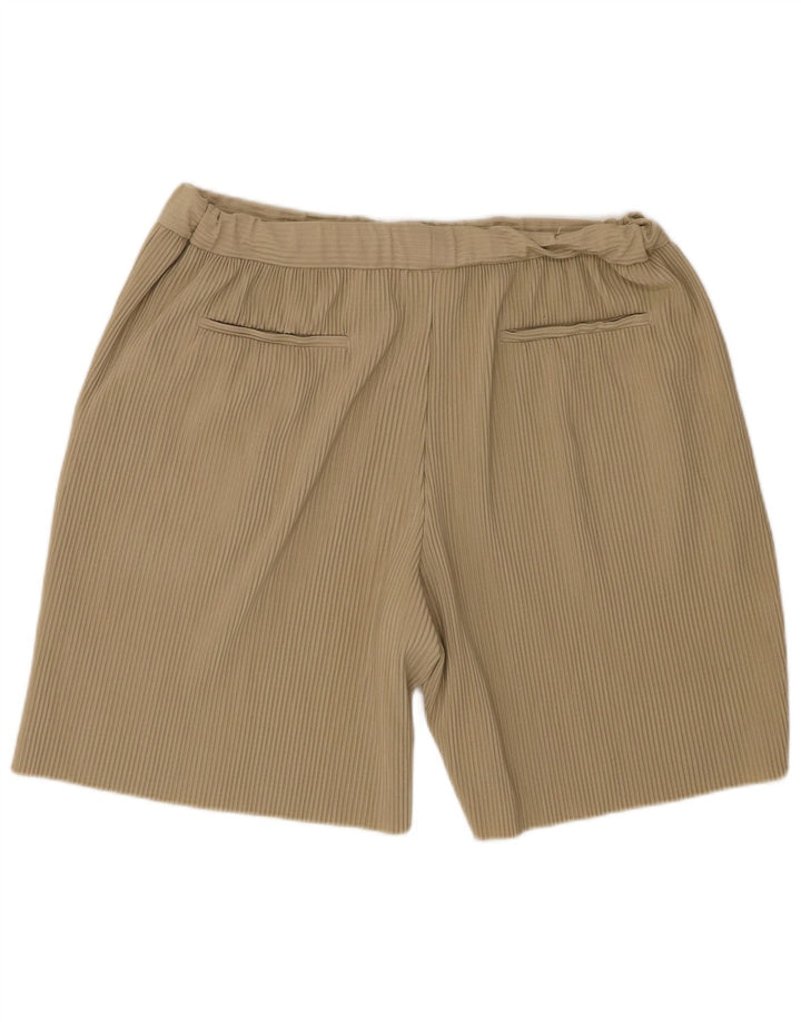 Zara Womens Corduroy Shorts Large W32  Beige