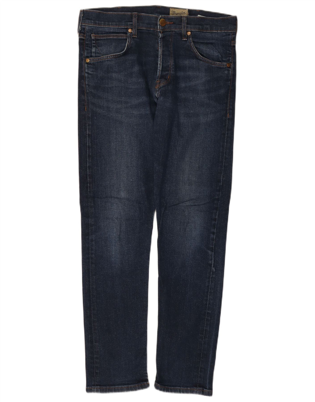 Wrangler Mens Colton Slim Jeans W32 L32 Blue Cotton