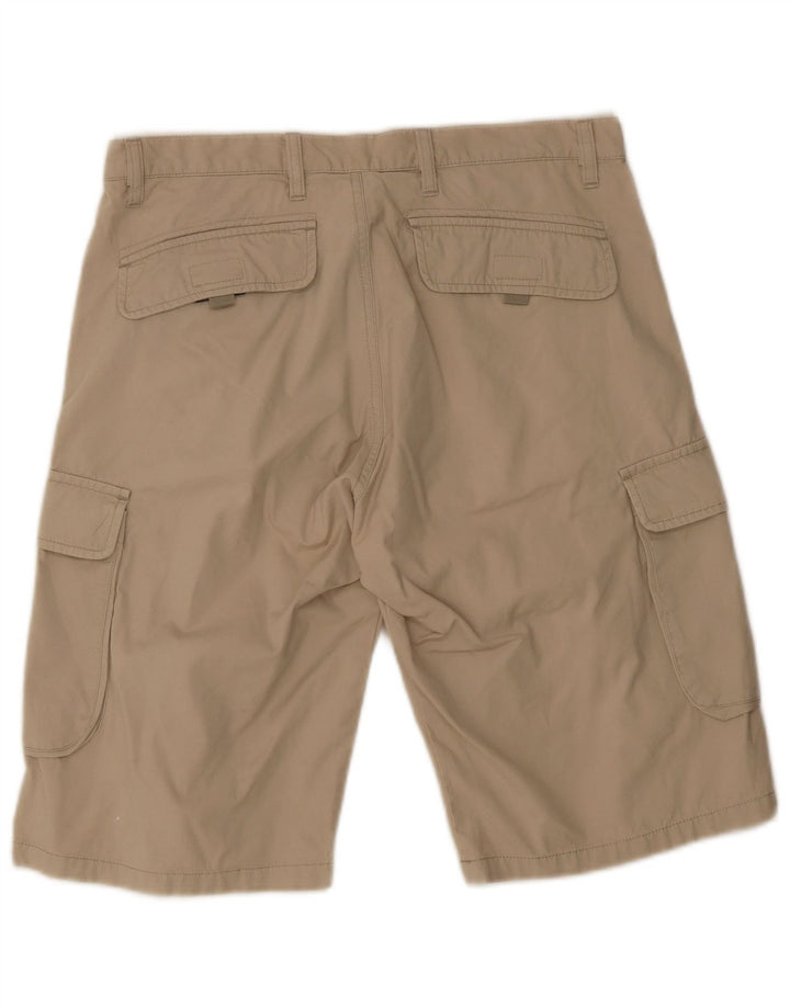 BELFE & BELFE Mens Cargo Shorts W34 Large Beige Cotton