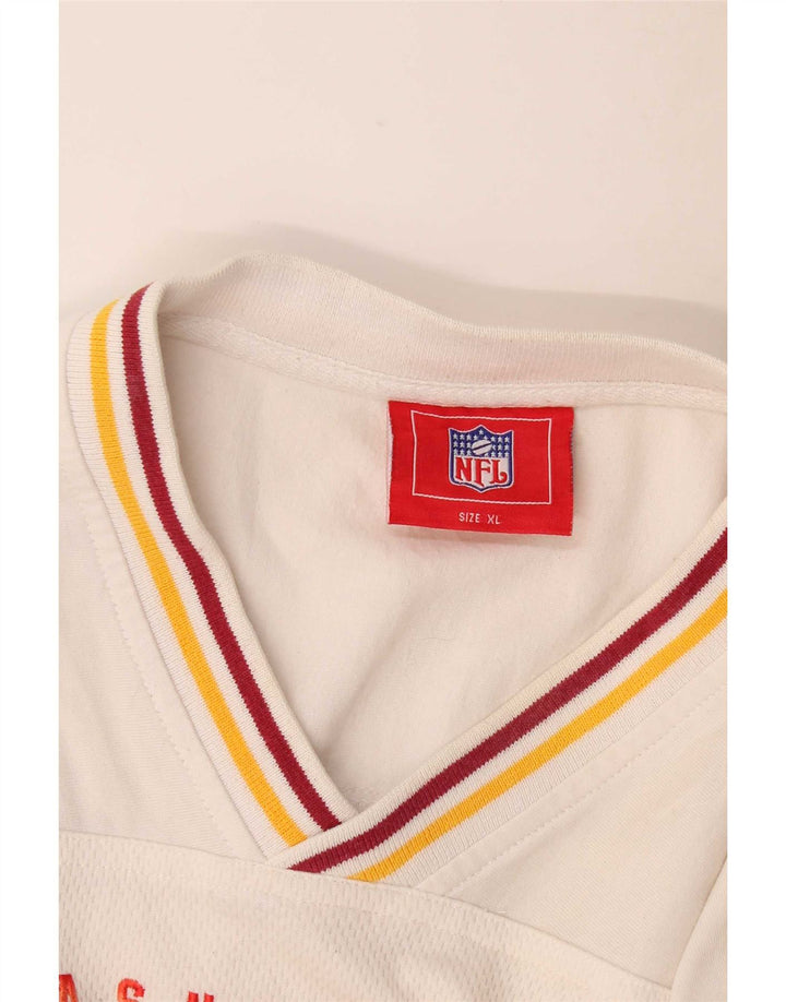 NFL Mens Washington Redskins Graphic Top Long Sleeve XL White