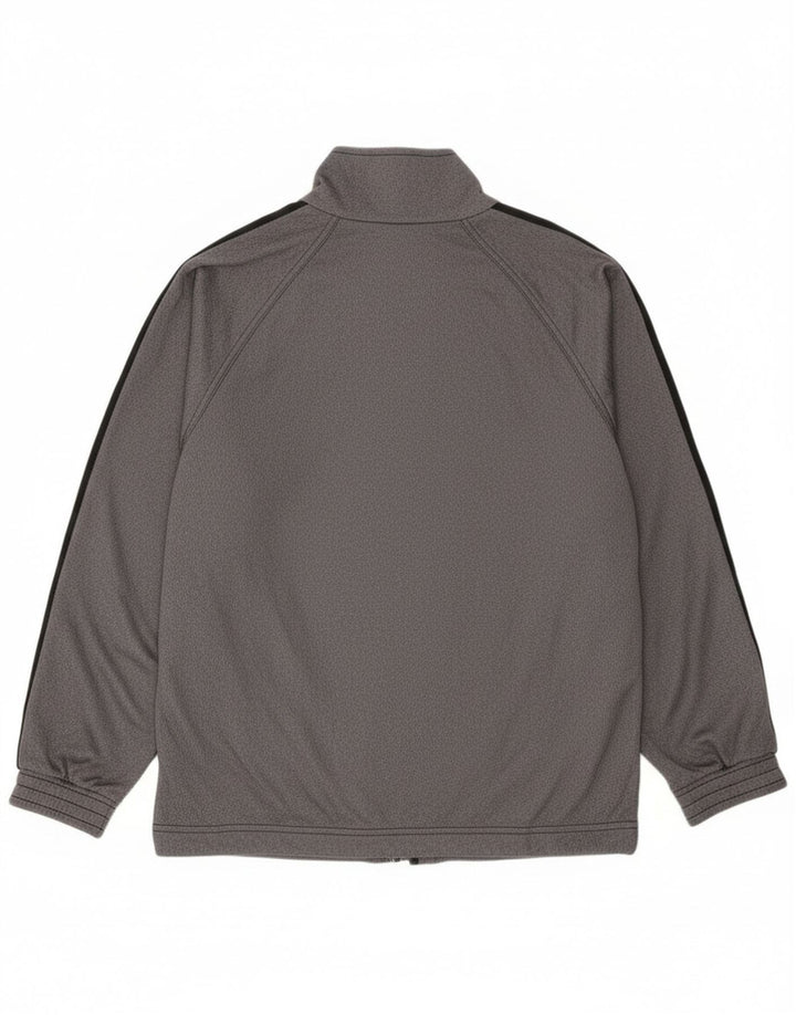 Lotto Mens Graphic Tracksuit Top Jacket UK 38/40 Medium Grey Colourblock