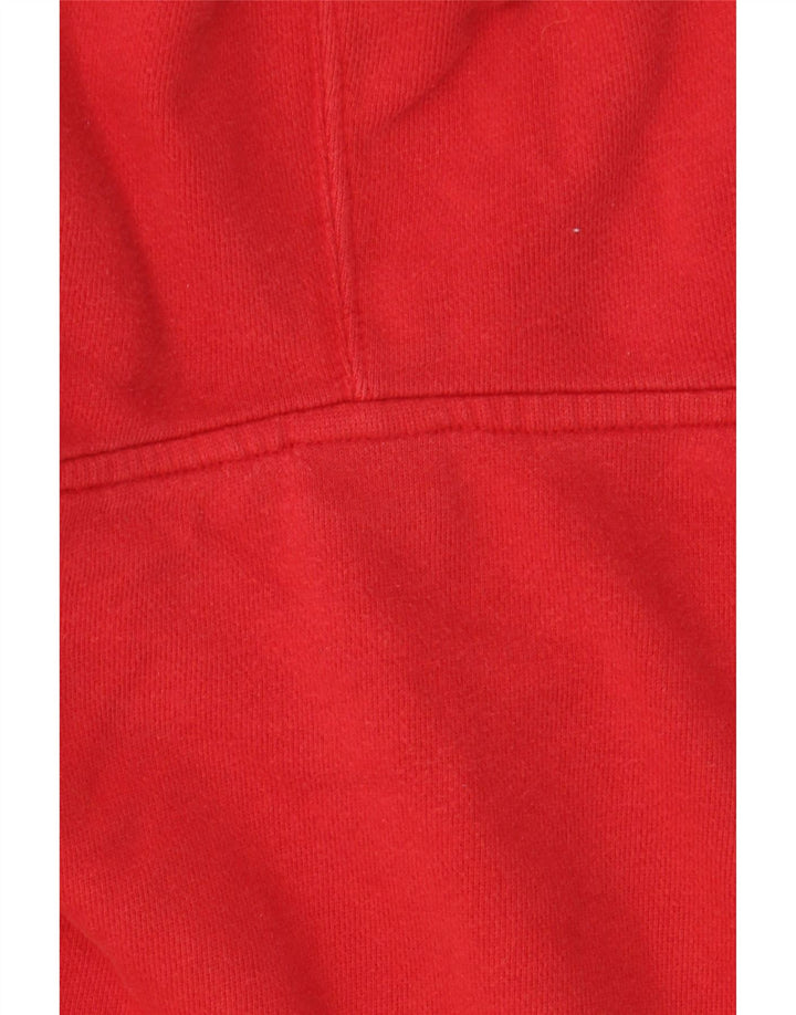 Converse Mens Graphic Hoodie Jumper Large Red Cotton