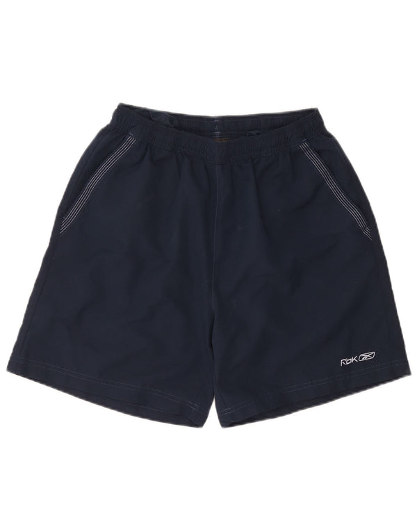 Reebok Mens Swimming Shorts Small  Navy Blue Polyester
