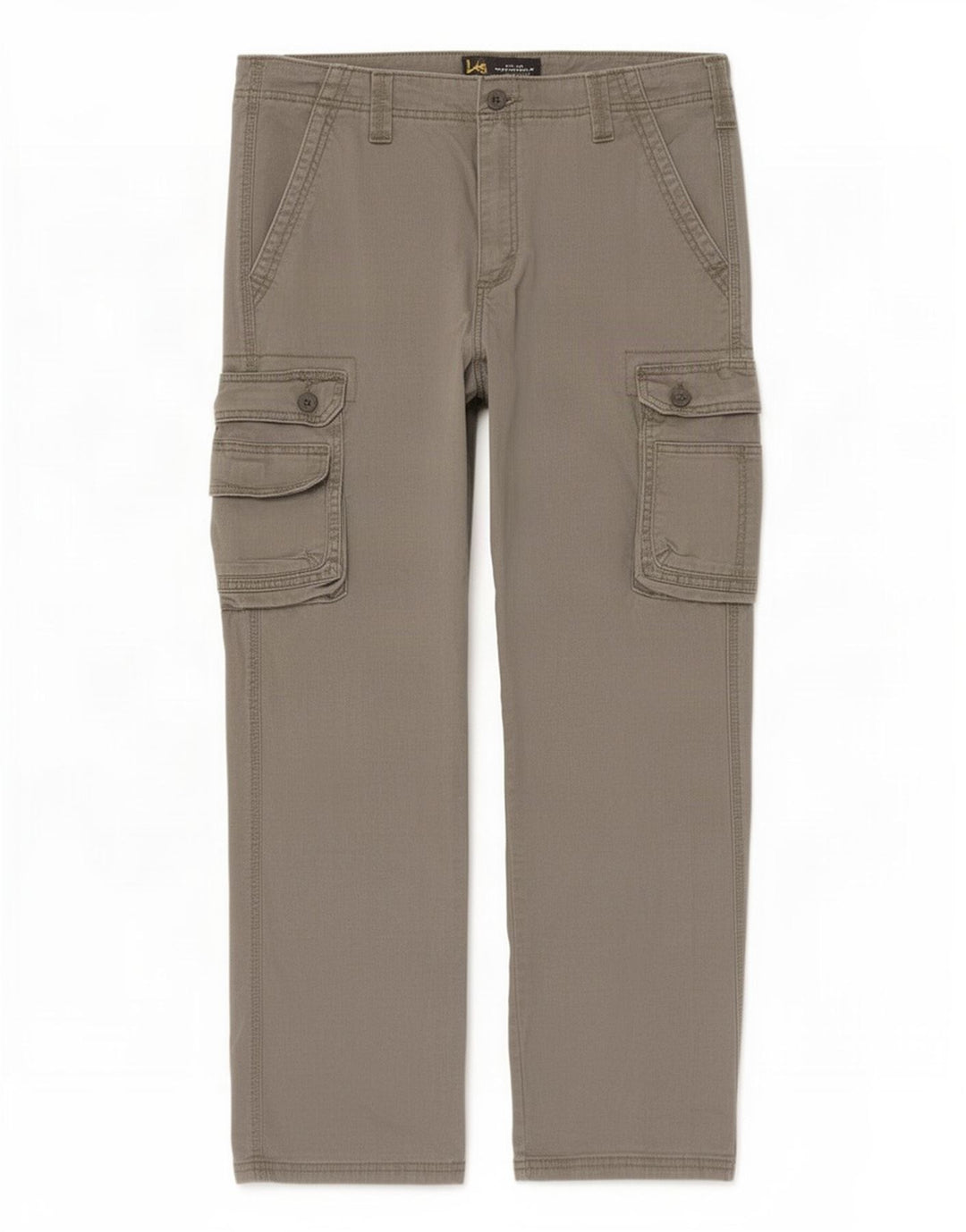 Lee Mens Straight Cargo Trousers W32 L31 Grey