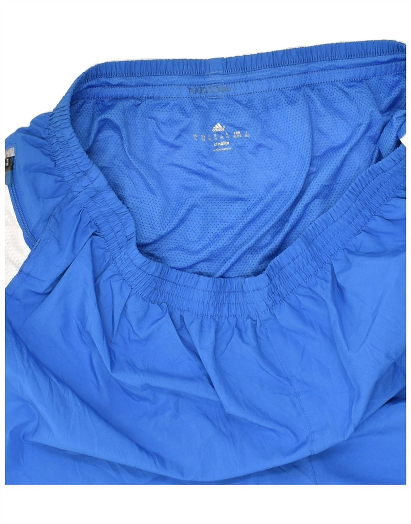 ADIDAS Mens Climalite Sport Shorts XL Blue Colourblock Polyester | Vintage Adidas | Thrift | Second-Hand Adidas | Used Clothing | Messina Hembry 