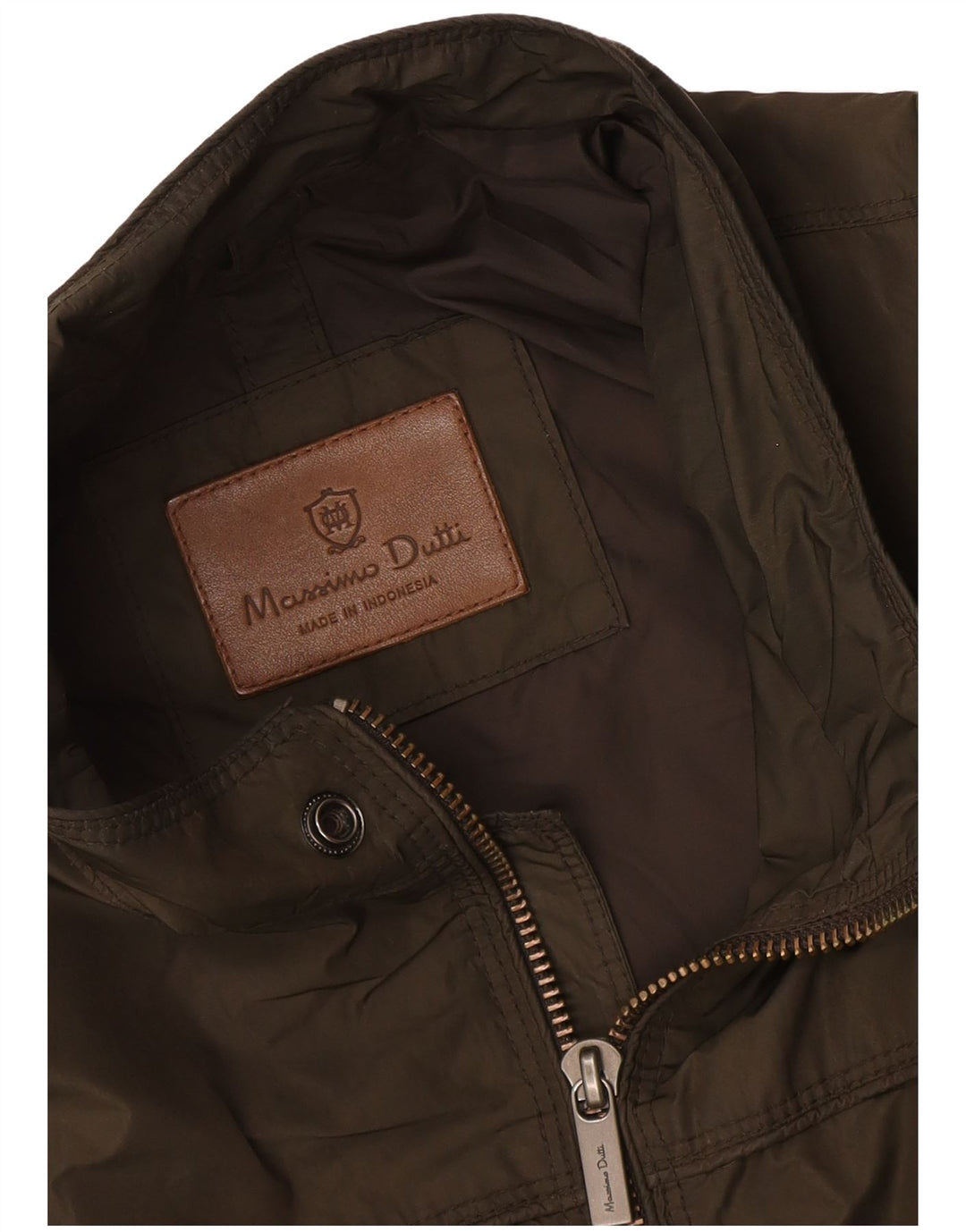 Massimo Dutti Mens Utility Jacket UK 36 Small Khaki