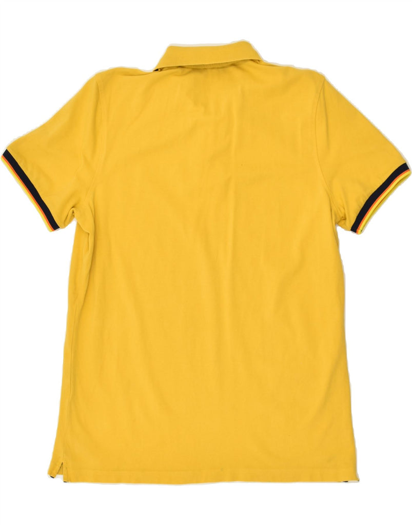 K-WAY Mens Polo Shirt XL Yellow | Vintage K-Way | Thrift | Second-Hand K-Way | Used Clothing | Messina Hembry 