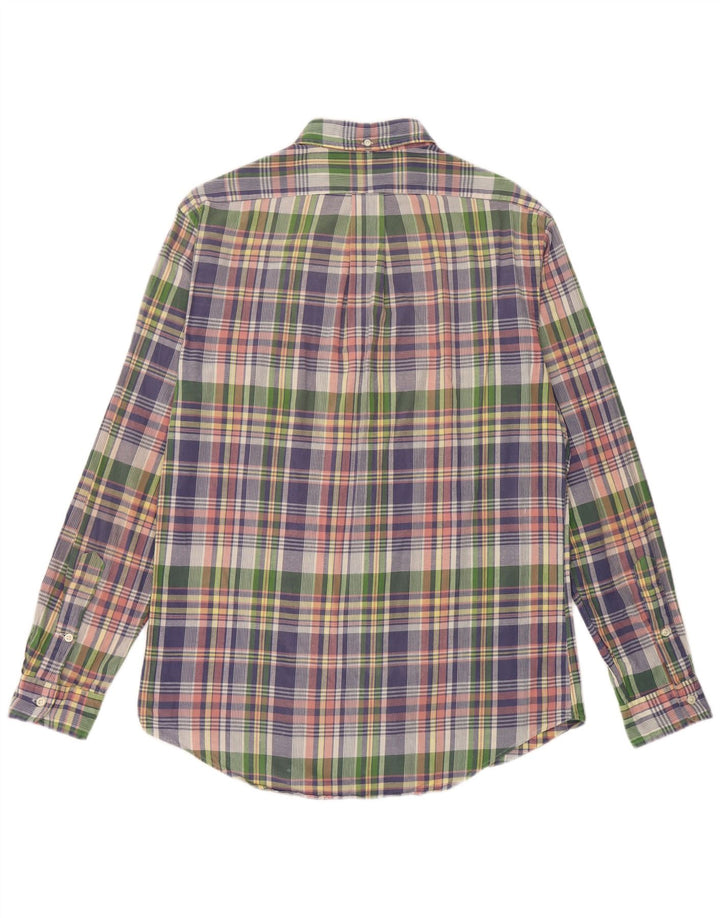 RALPH LAUREN Mens Custom Fit Shirt Medium Multicoloured Check