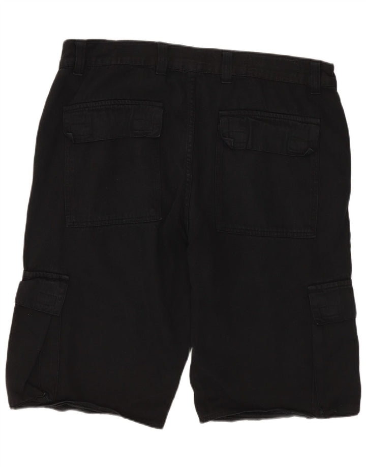 Vintage Mens Cargo Shorts W34 Large Black