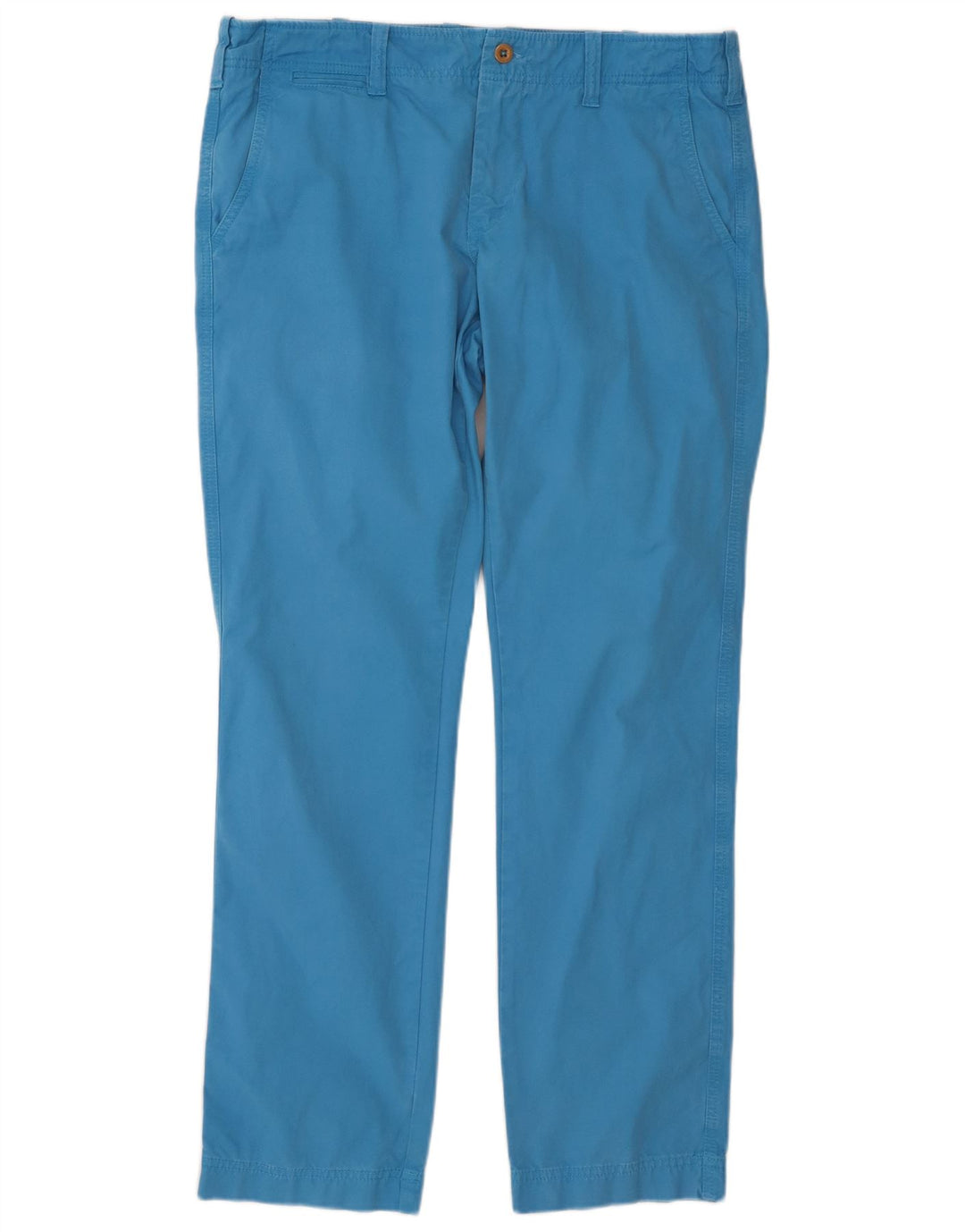 GANT Mens Soho Low Waist Slim Chino Trousers W36 L32 Blue Cotton