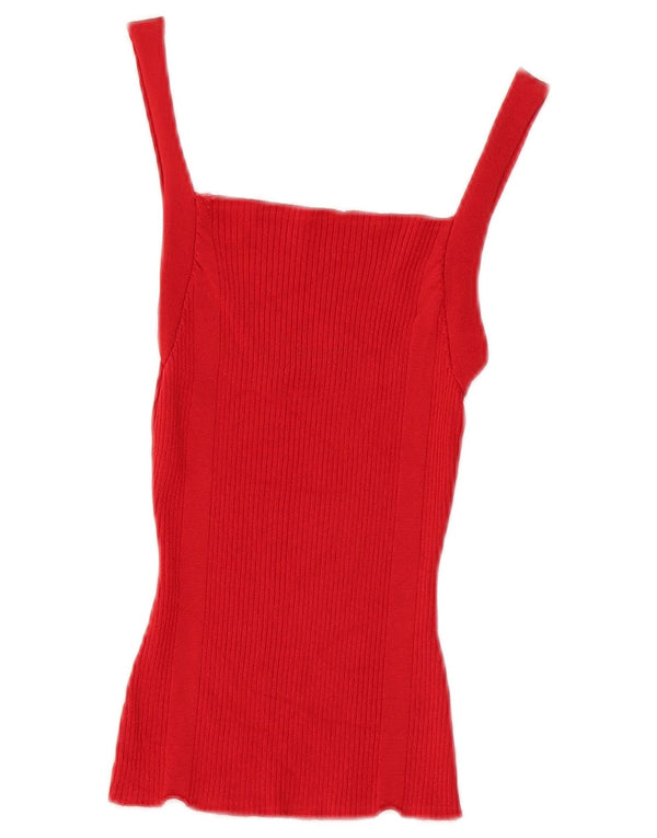 Zara Womens Cami Top UK 8 Small Red