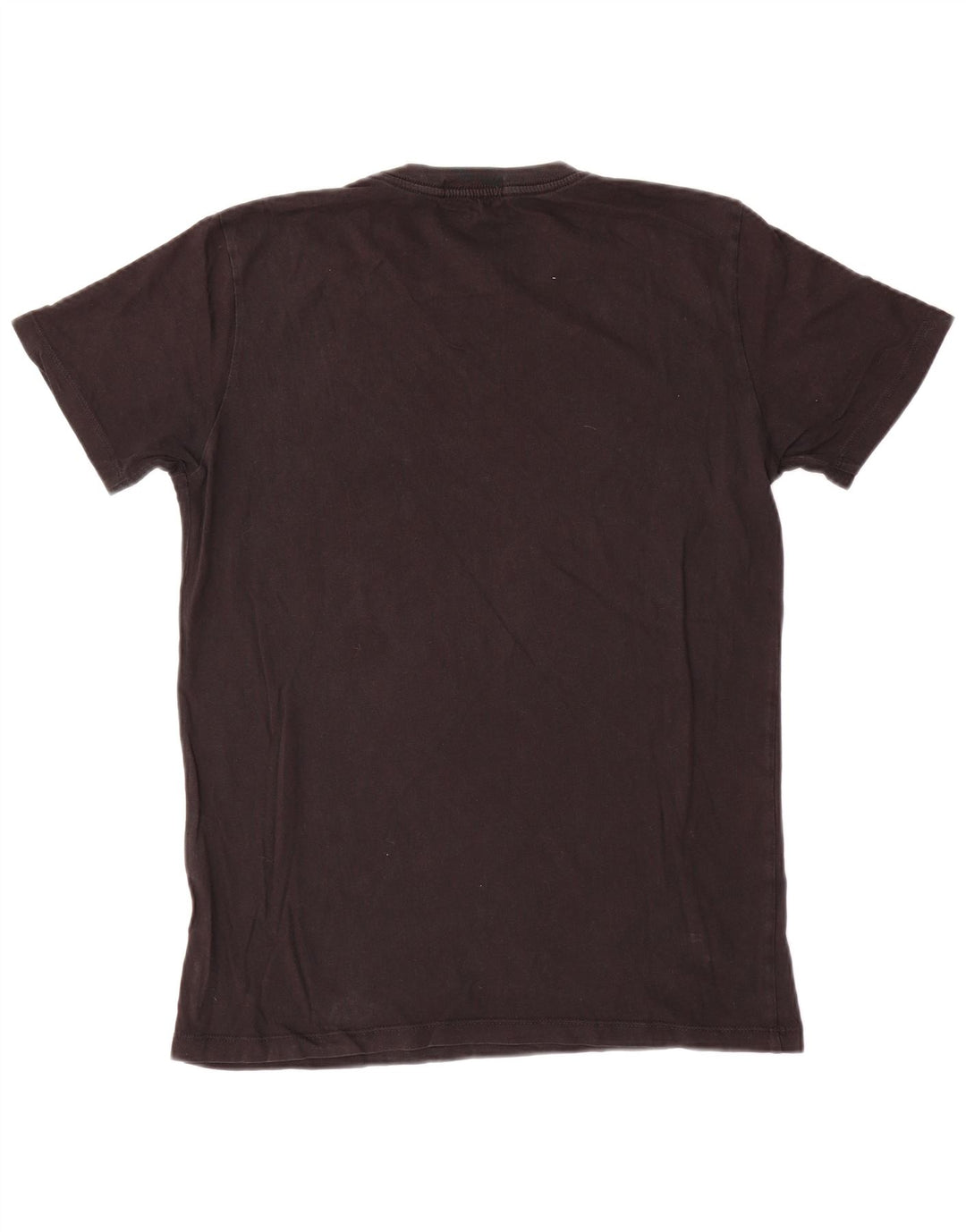 Replay Mens Graphic T-Shirt Top Medium Black Cotton
