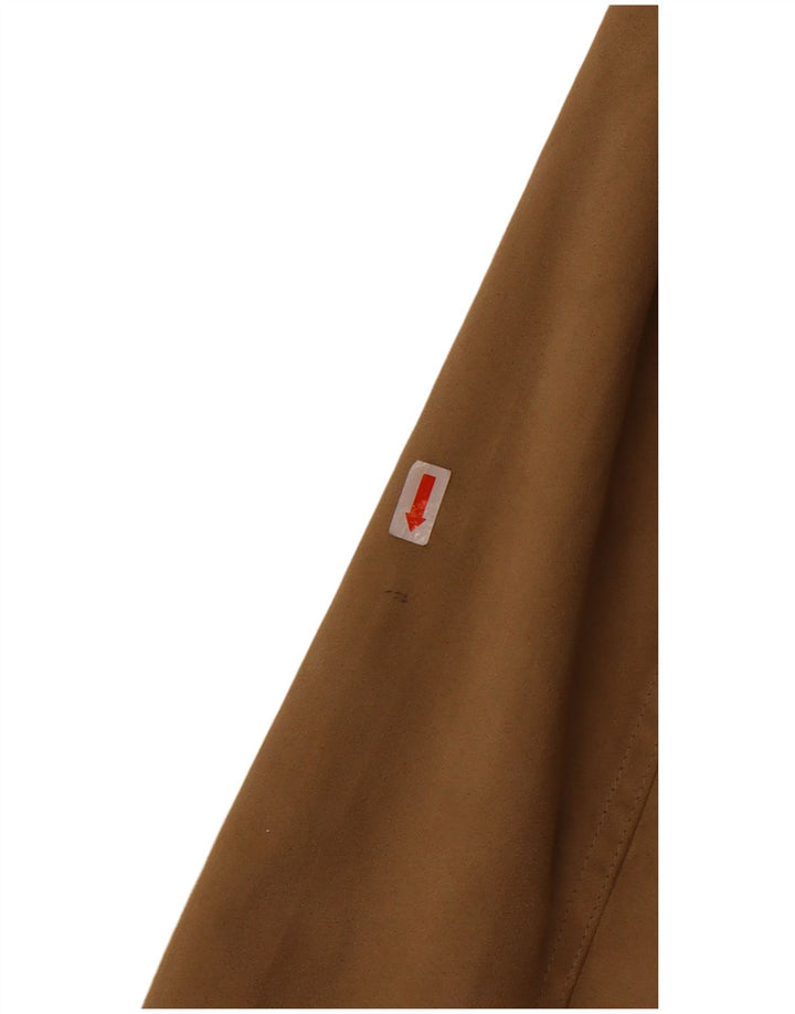 Vintage Mens Bomber Jacket UK 38 Medium Beige Polyester