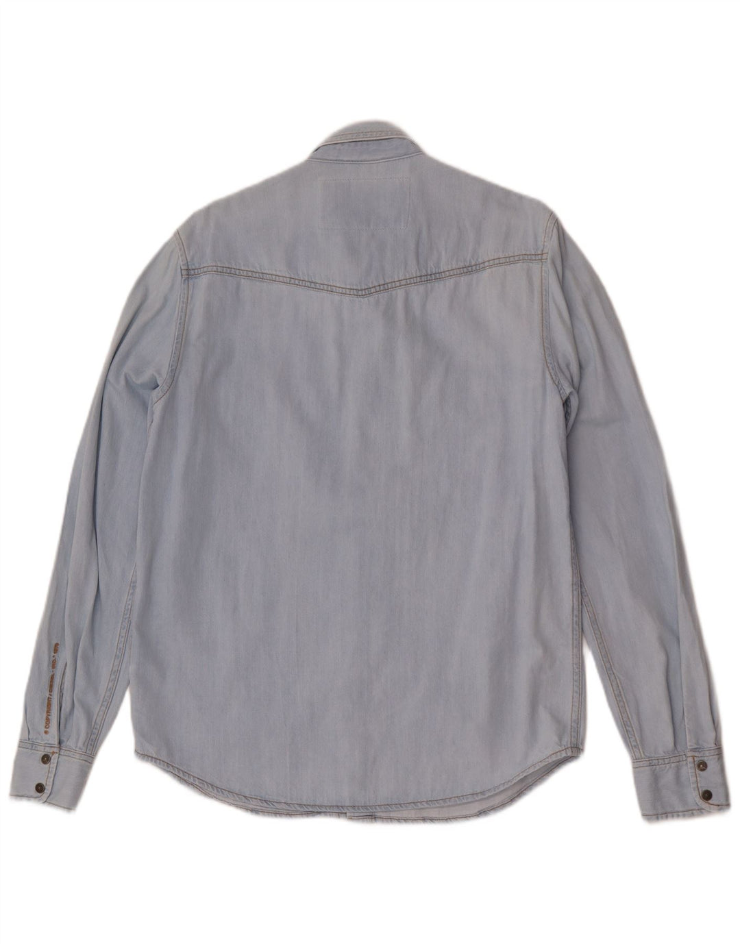 Diesel Mens Denim Shirt Large Blue Cotton