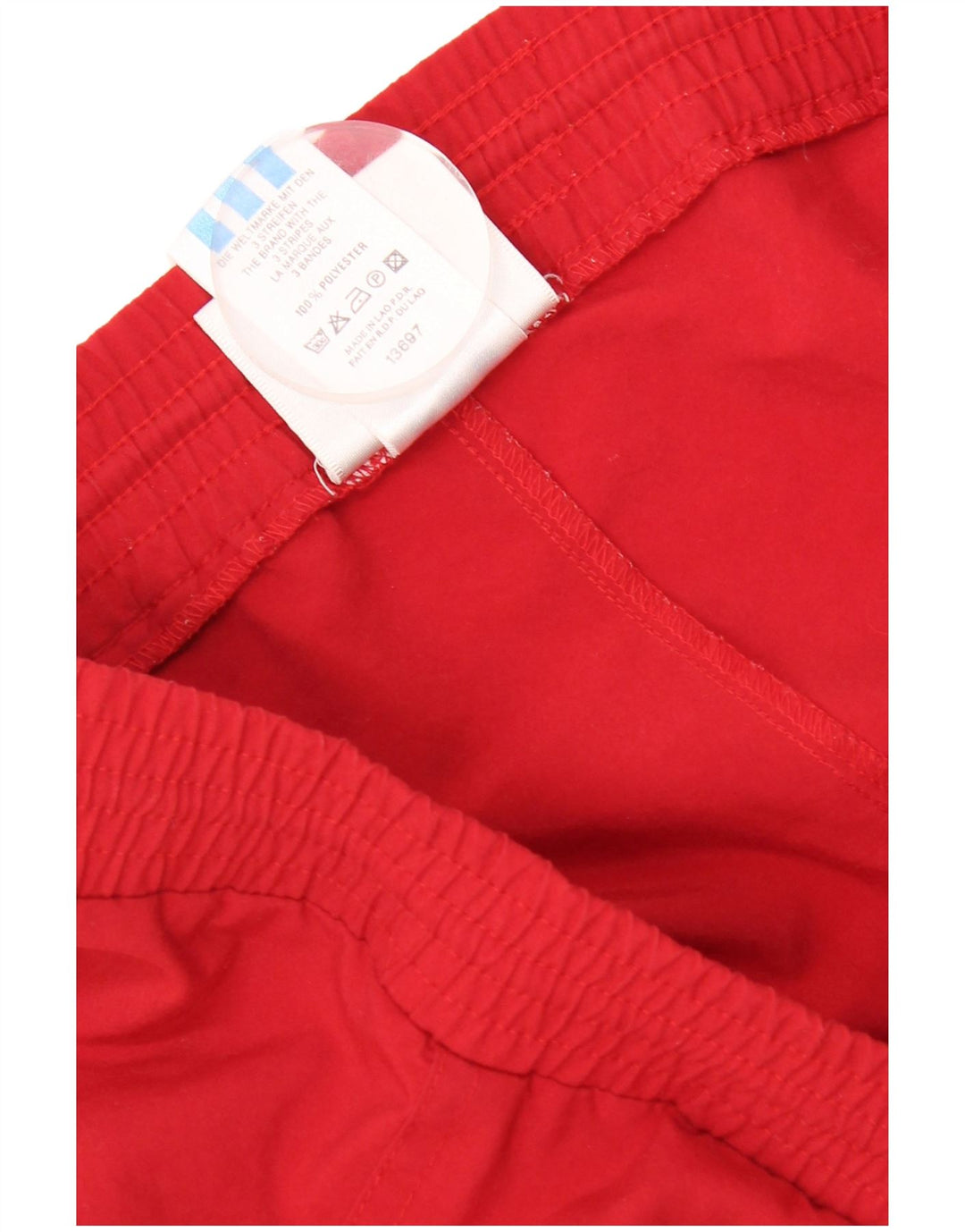 Adidas Mens Tracksuit Trousers Joggers Large  Red Polyester