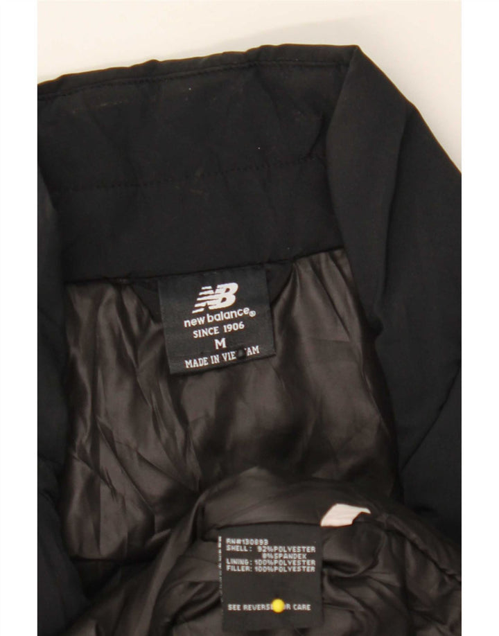 New Balance Mens Gilet UK 38 Medium Black Polyester