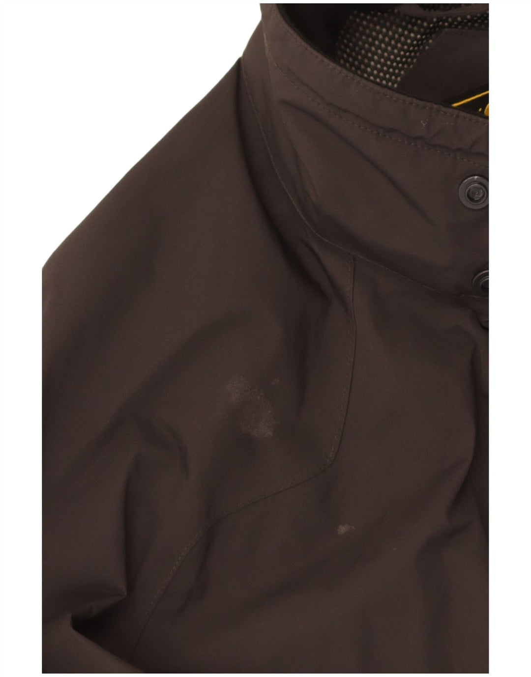 Jack Wolfskin Mens Rain Jacket UK 40/42 Large Grey Polyamide