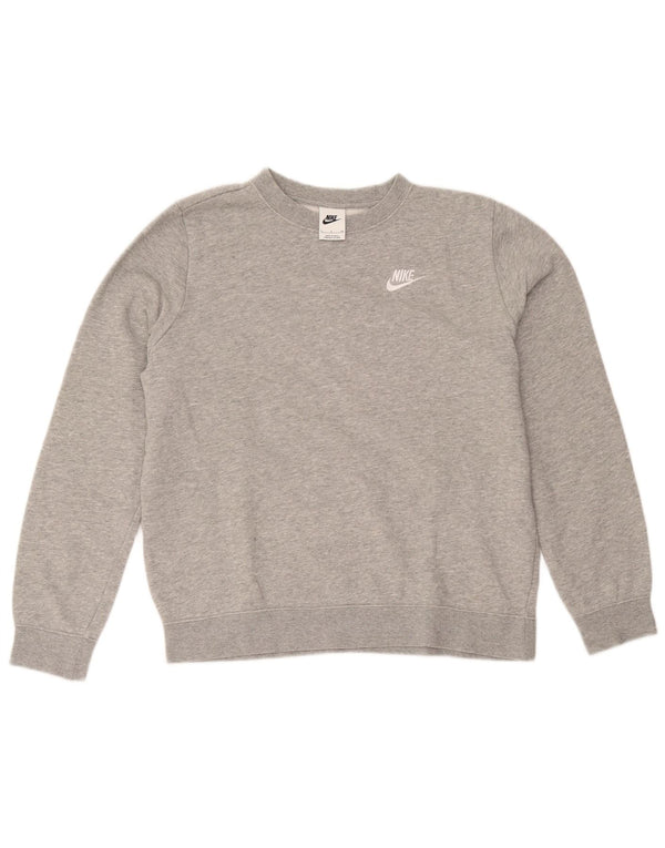 Nike Mens Sweatshirt Jumper Small Grey Cotton