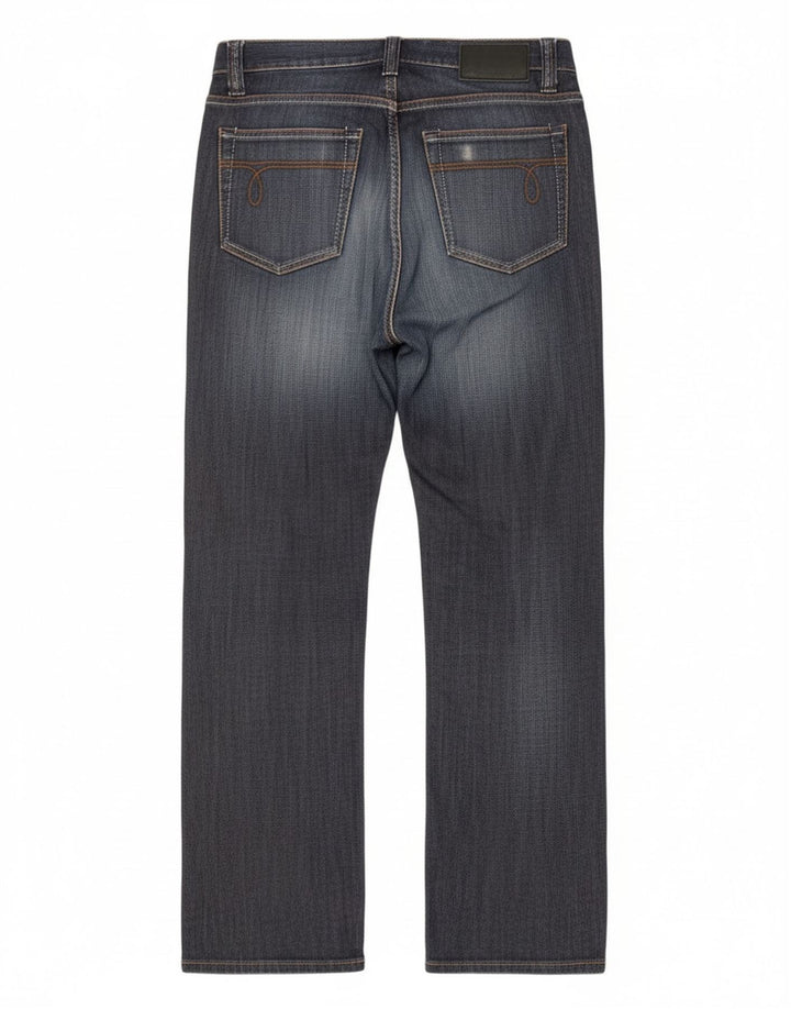 Calvin Klein Womens Straight Jeans W30 L30 Blue Cotton