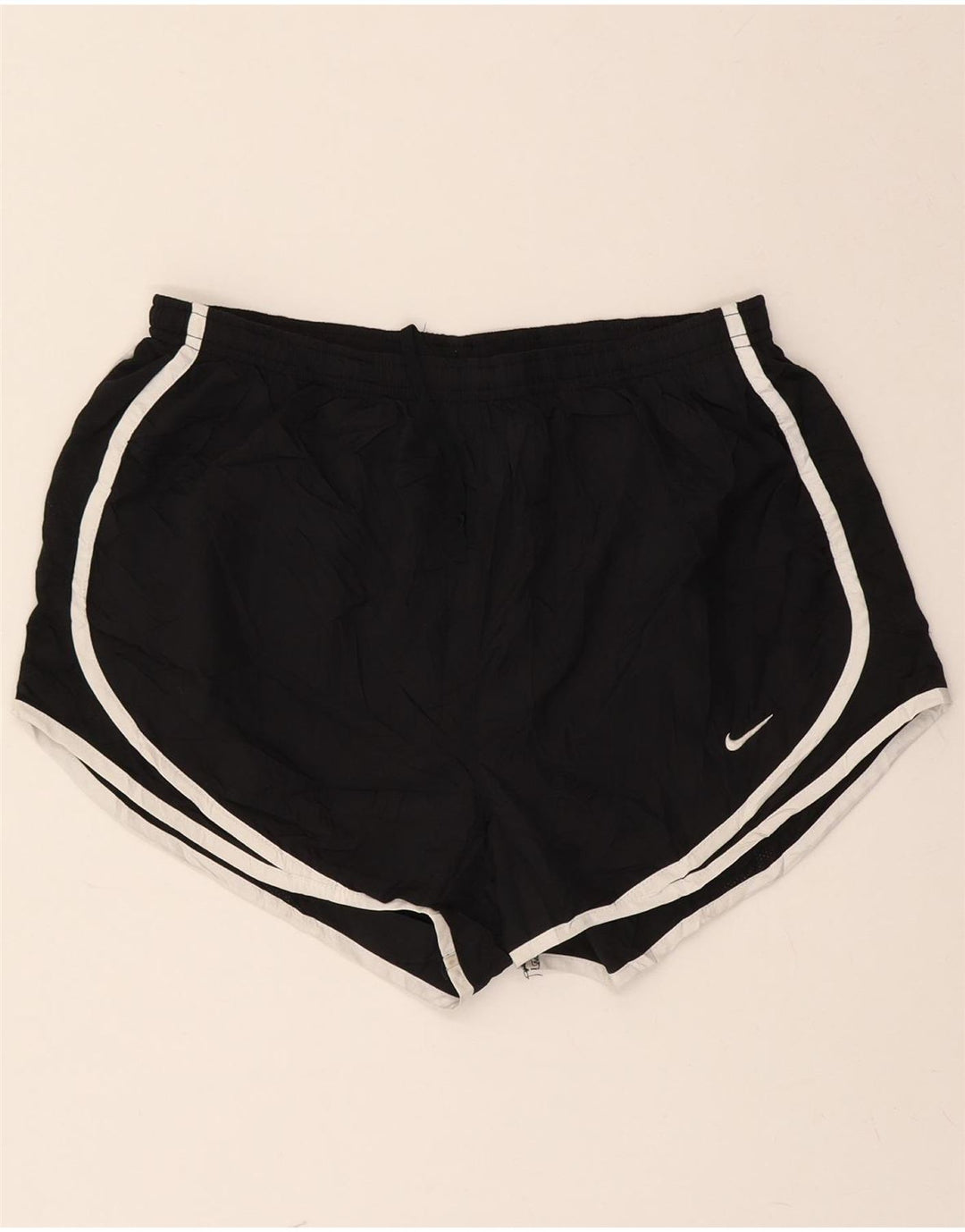 NIKE Womens Dri Fit Sport Shorts UK 12 Medium  Black Polyester Vintage Nike and Second-Hand Nike from Messina Hembry 